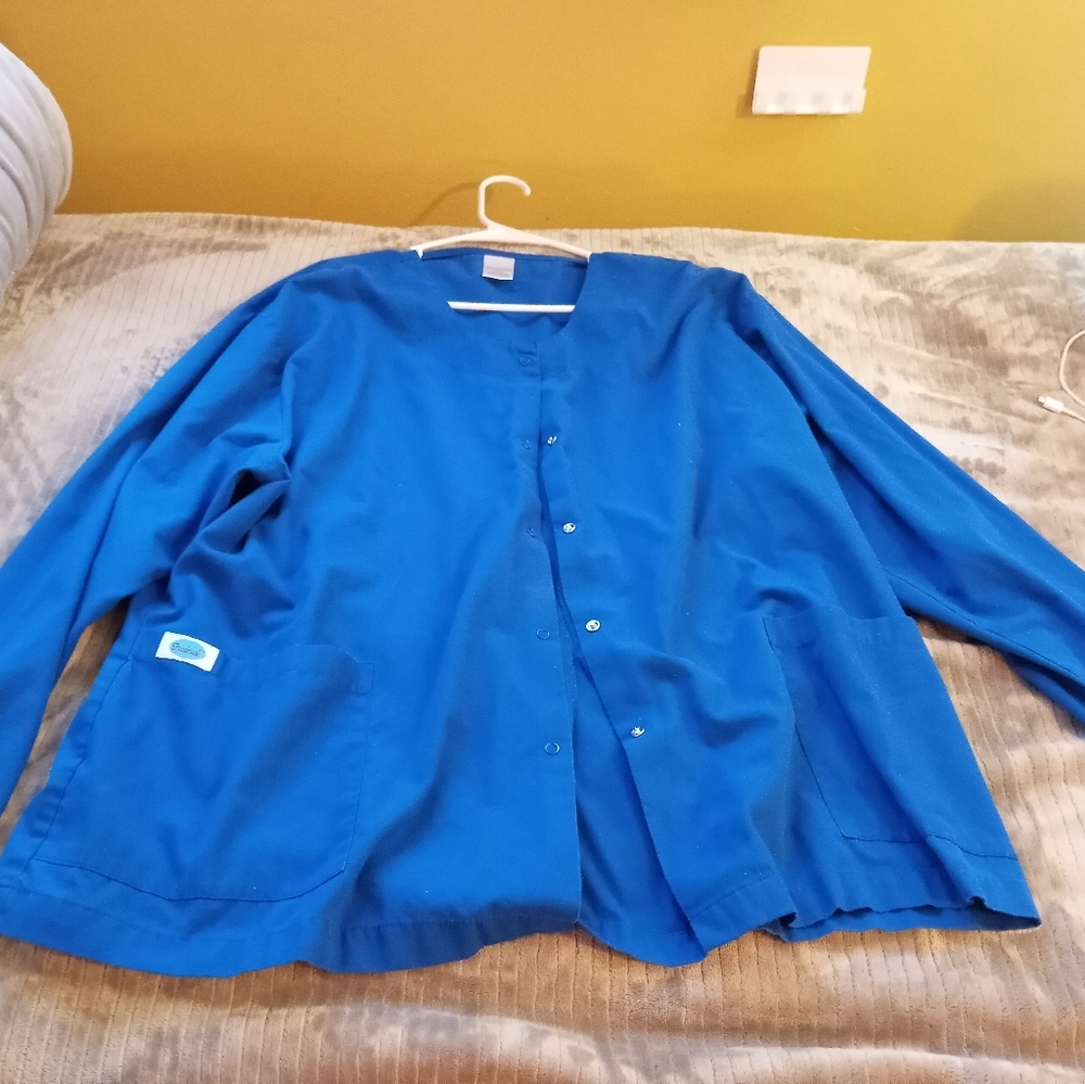 Frederick Womens Scrub Jacket (button down) LIKE NEW $15